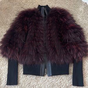 BCBGMAXAZRIA Fur Jacket